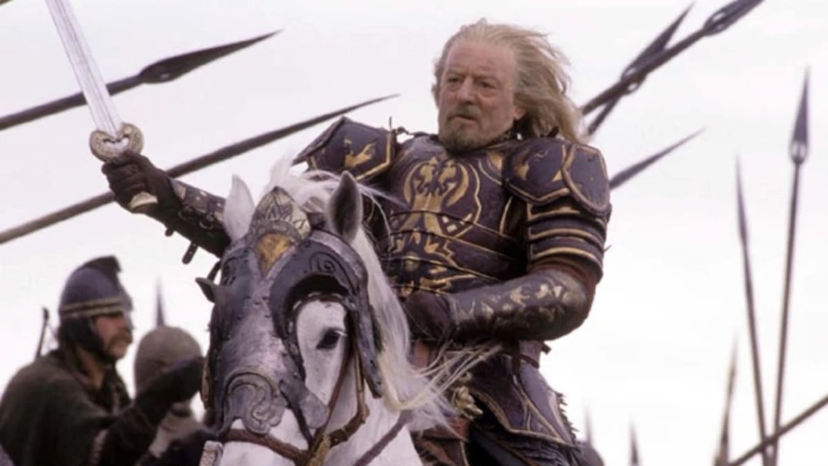 Bernard Hill jako král Théoden v Pánovi prstenů
