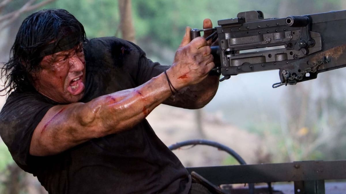 Sylvester Stallone jako John Rambo