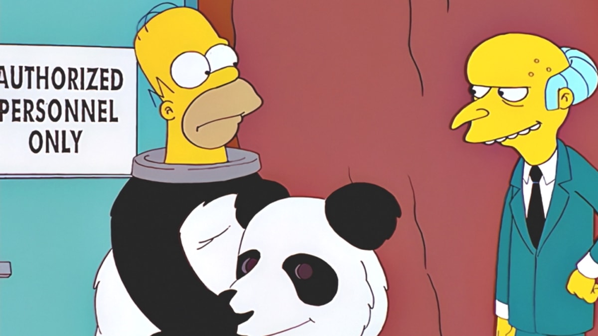 Simpsons panda