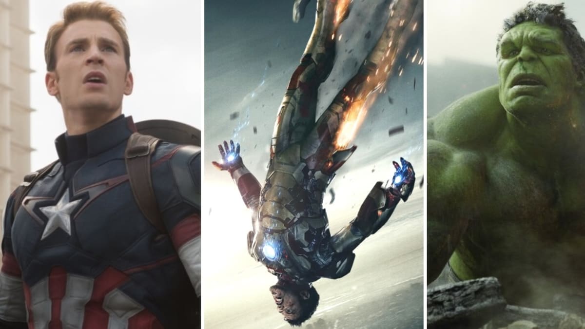Kapitán Amerika, Iron Man a Hulk