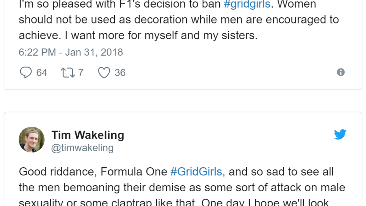 Souhlasné reakce na zrušení grid girls