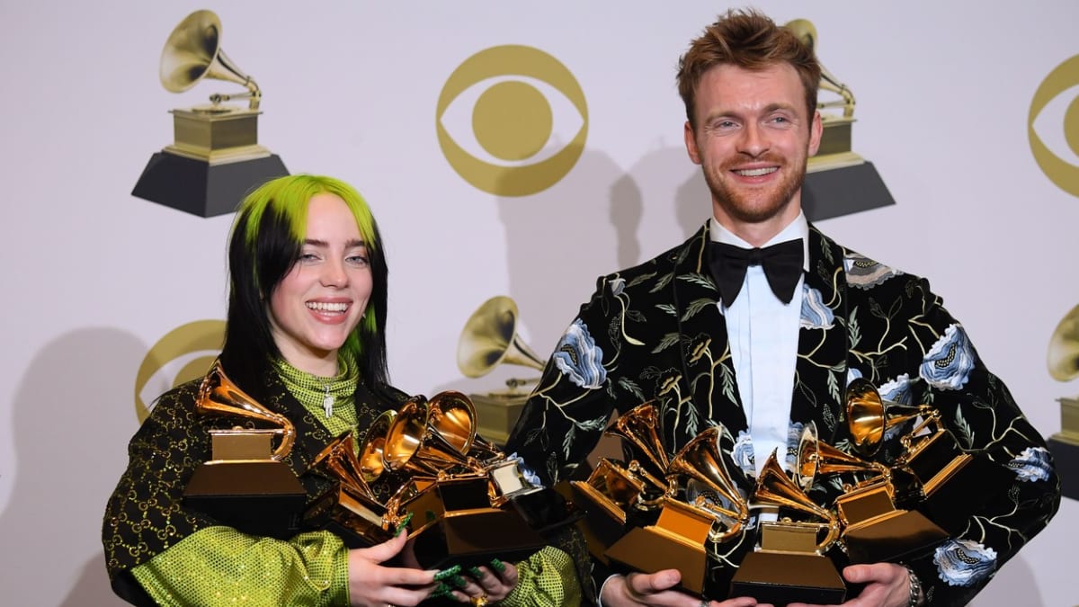Billie Eilish a její bratr Finneas získali celkem sedm cen Grammy, některé oba společně