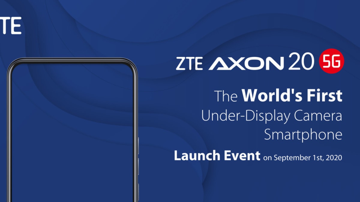 Pozvánka na představení ZTE Axon 20 5G