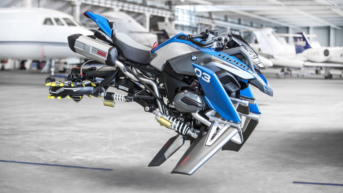 Koncept létající "motorky" vznikl podle stavebnice LEGO.