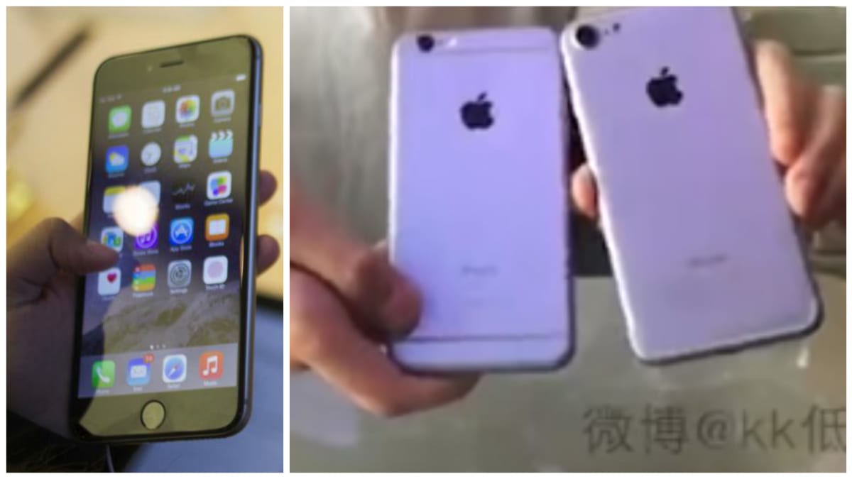 Čínské stránky zveřejnily první srovnání iPhonu 6 s chystaným iPhonem 7