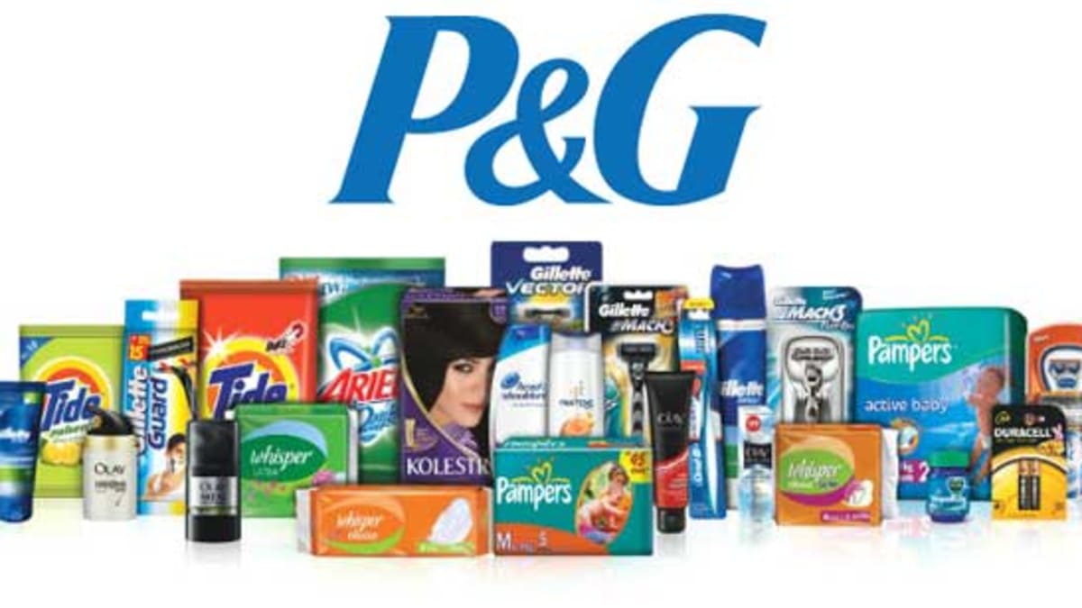 Výběr značek spadajících pod Procter & Gamble