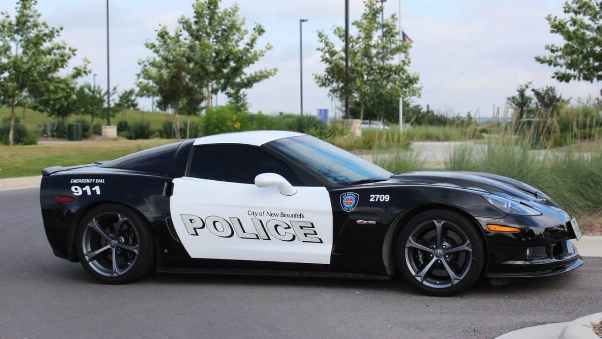 Corvette po zločinci teď slouží policii.