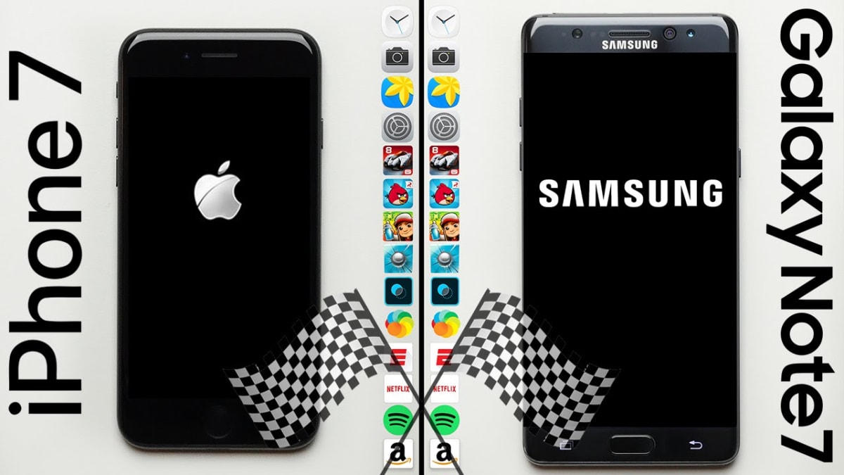 Apple iPhone 7 vs Samsung Galaxy Note 7