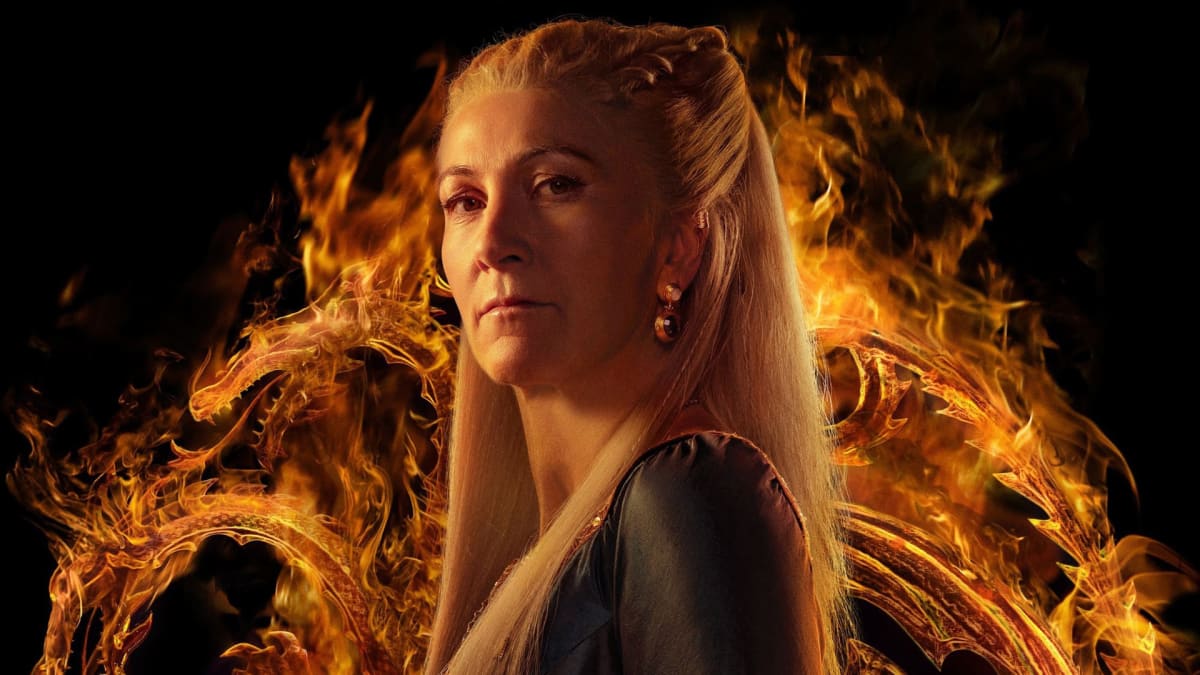 Eve Best jako Rhaenys Targaryen v seriálu Rod draka