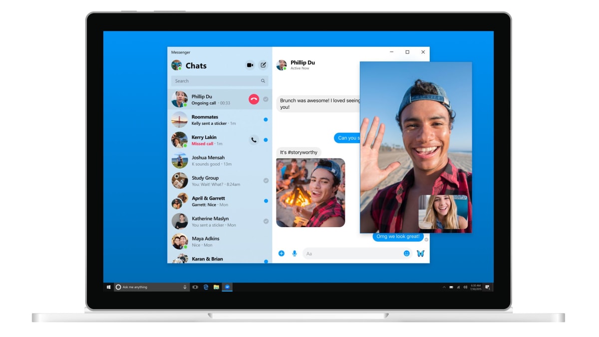 Nový Facebook Messenger pro Windows 10
