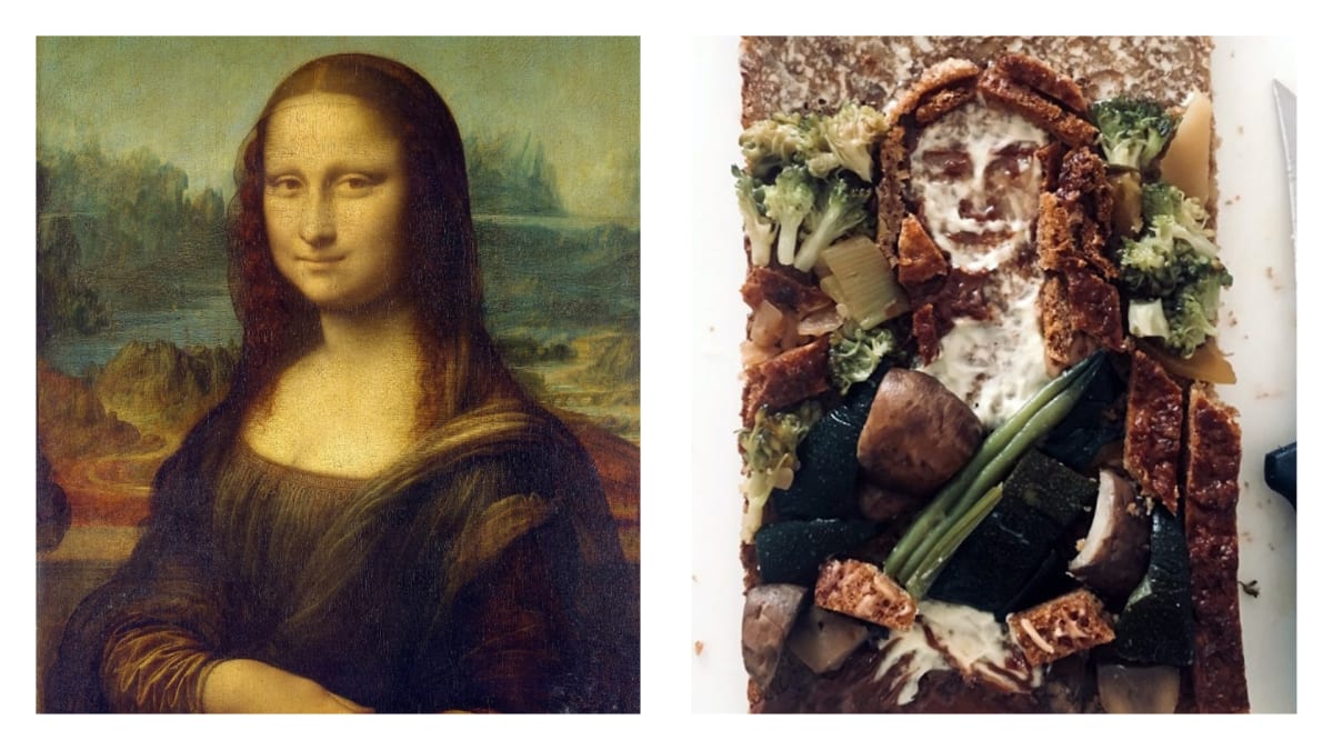Mona Lisa jako sendvič