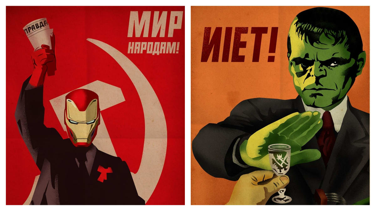 Sovětský Iron-Man a Hulk
