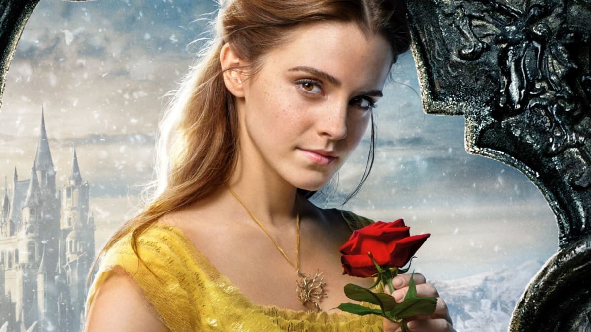 Emma Watson jako Bella v Krásce a zvířeti