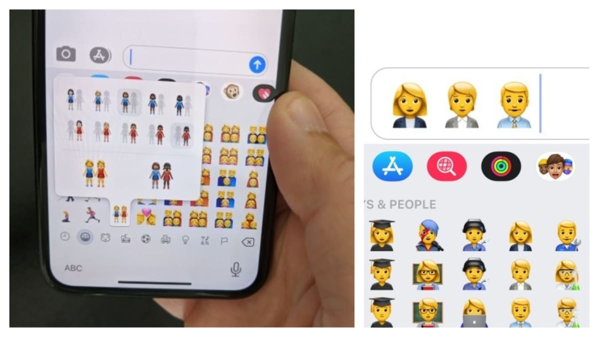 Apple zavádí nové genderově neutrální emoji