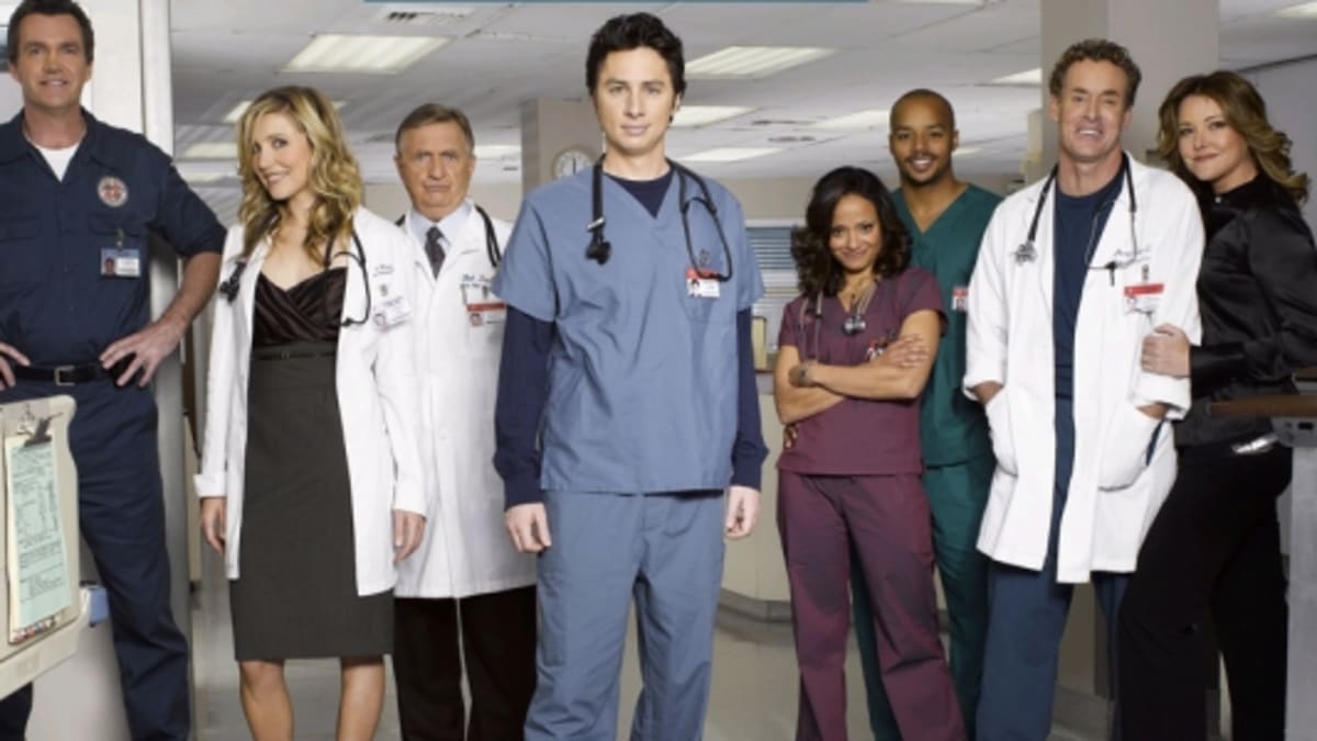 Hlavní hrdinové seriálu Scrubs: Doktůrci