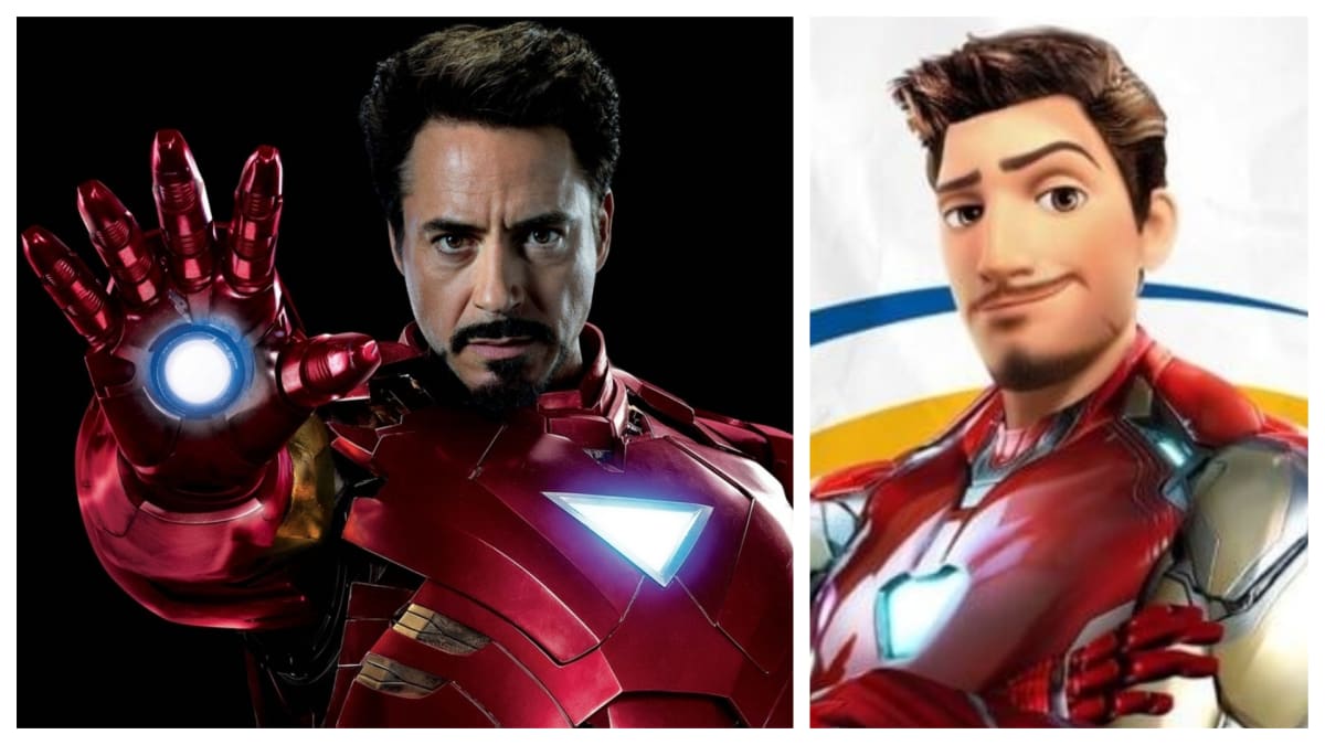 Disney postavičky jako hrdinové Avengers