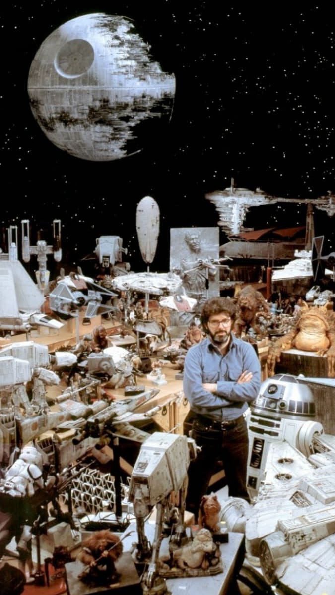 George Lucas mezi svými "hračkami"