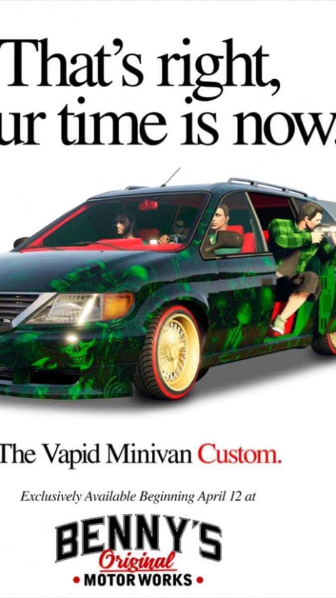 Nový minivan do hry GTA 5