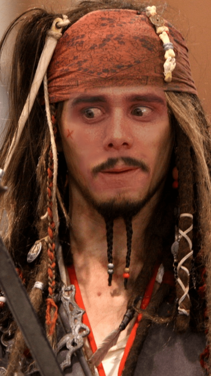 Jim Carrey jako Jack Sparrow