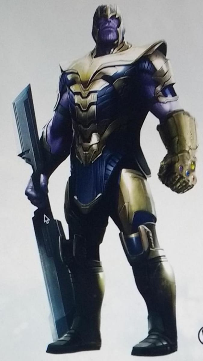 ... a takhle by v Avengers 4 mohl vypadat Thanos