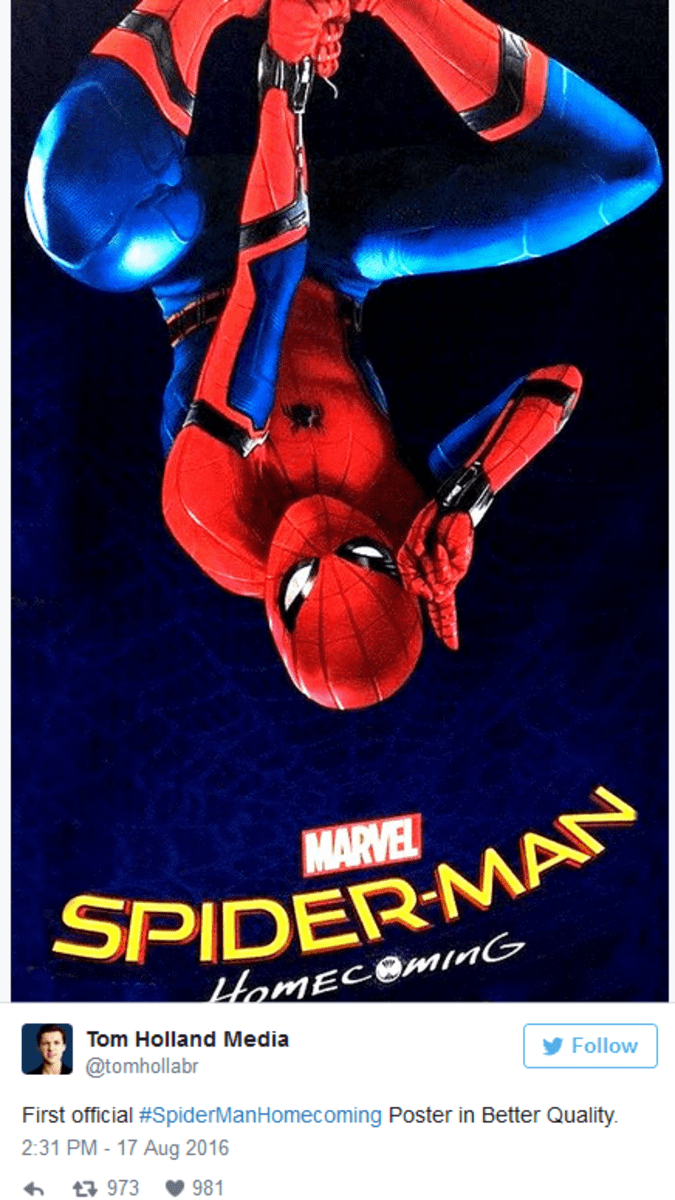 Nový plakát k filmu Spider-Man: Homecoming
