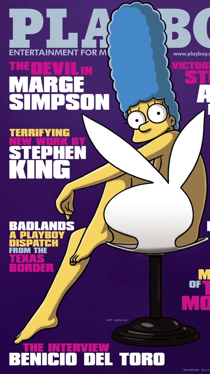 Marge na obálce Playboye v roce 2009