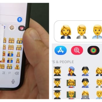 Apple zavádí nové genderově neutrální emoji