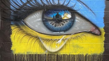 Světové pouliční umění na podporu Ukrajiny