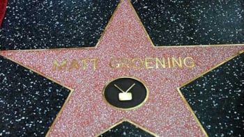 Matt Groening má hvězdu na chodníku slávy