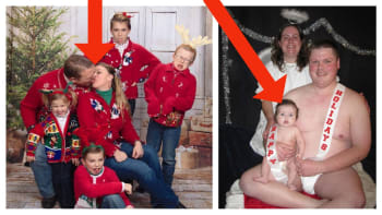 GALERIE: 15 děsivých vánočních fotek, které ukazují, že některé rodiny jsou prostě jiné!