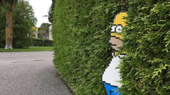 Geniální pixel art v ulicích
