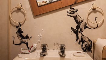 Banksy maká z domova