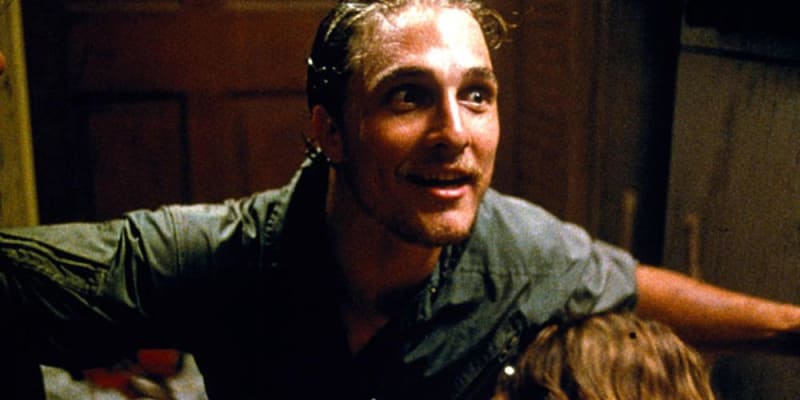 5) Matthew McConaughey jako zabiják ve filmu Masakr v Texasu (1994)