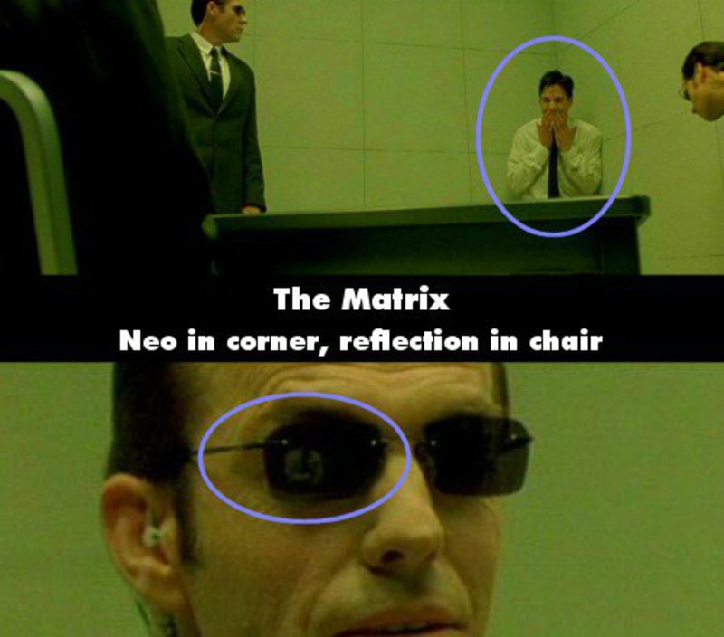11) Matrix a chybný odraz v brýlých