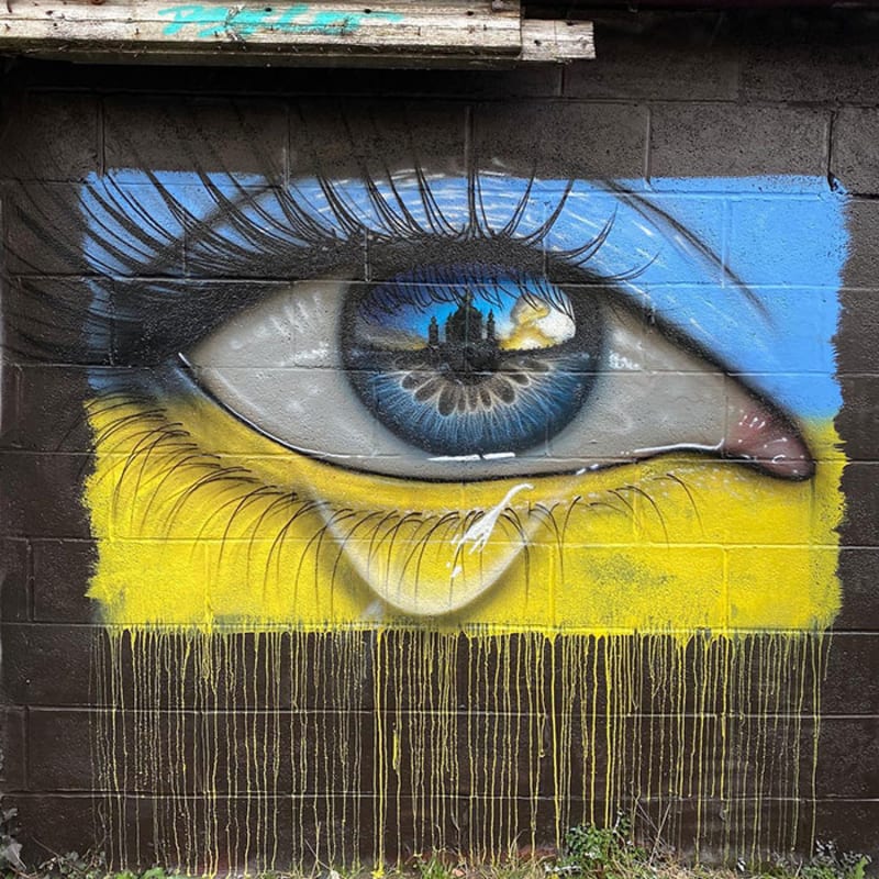 Světové pouliční umění na podporu Ukrajiny 1