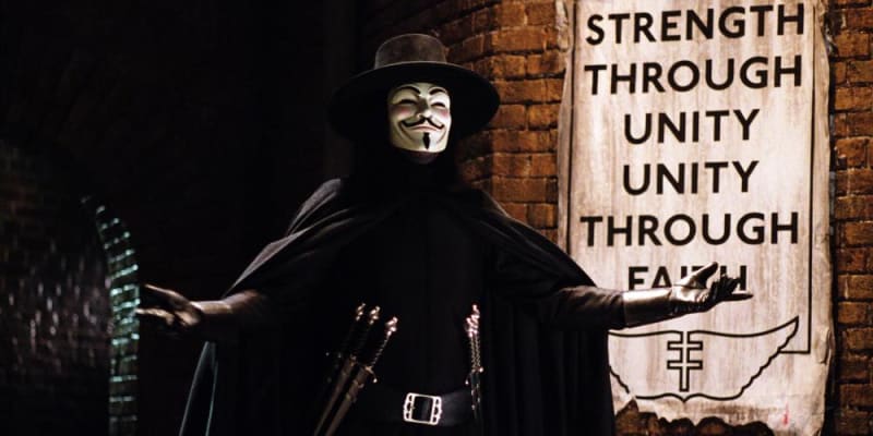 5) V jako Vendeta (2005) – IMDb rating 8,1/10