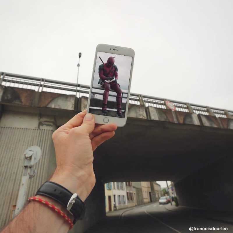Deadpool na mostě