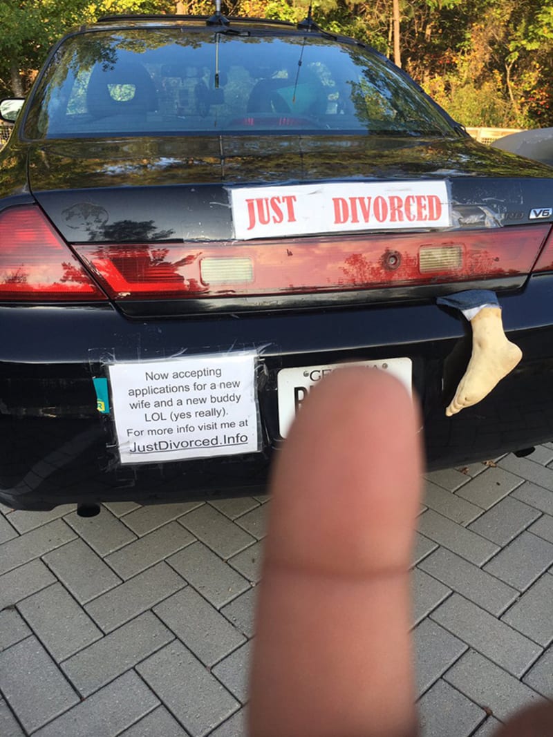 Oslavná auta právě rozvedených 6
