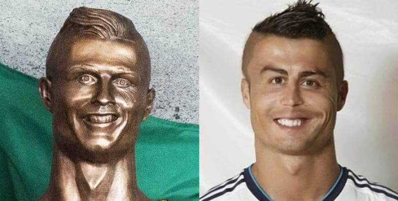 Aha, tak to byla vlastně podobizna Ronaldova zapomenutého bratrance... ;)