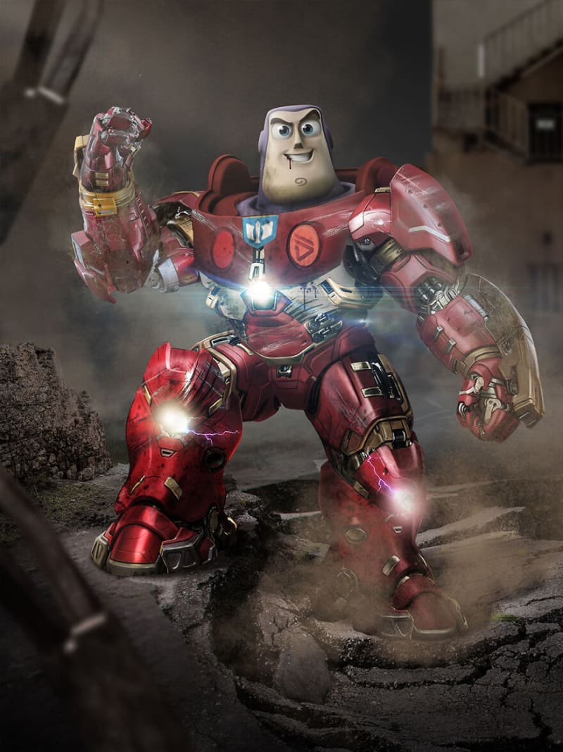 Iron Man & Buzz Rakeťák