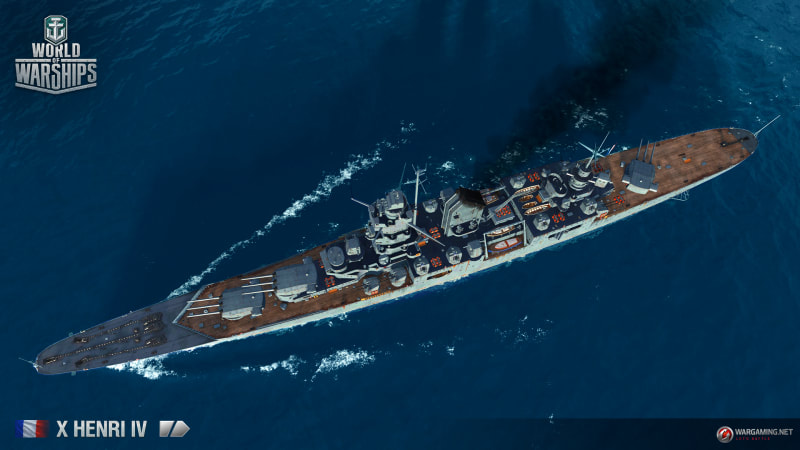 Francouzská flotila z World of Warships 6