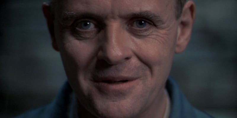 5) Hannibal Lecter (Mlčení jehňátek)