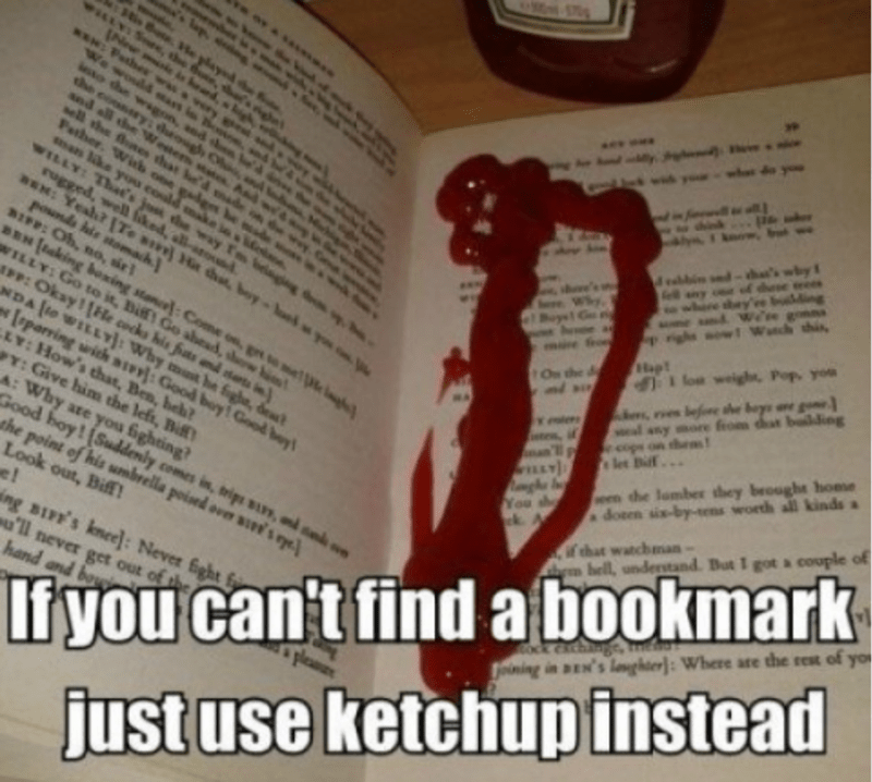 Když nenajdeš záložku, použij kečup