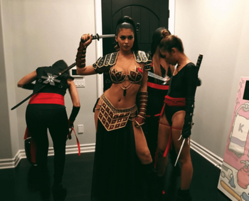 Kylie Jenner jako ninja princezna