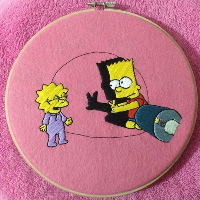 Simpsonovi - slavné scény jako nášivky 3