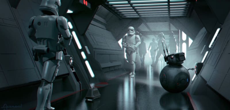Concept arty Star Wars: Duel of the Fates, deváté epizody od Colina Trevorrowa