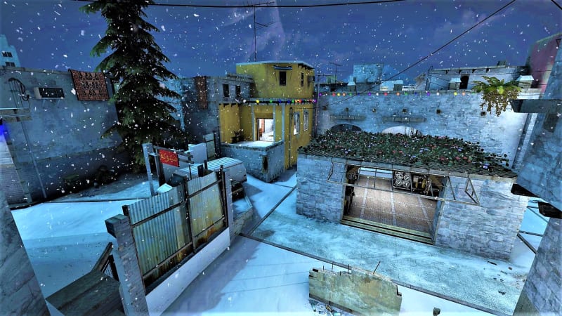 Podívejte se, jak vypadají zimní varianty map z Counter-Strike 3