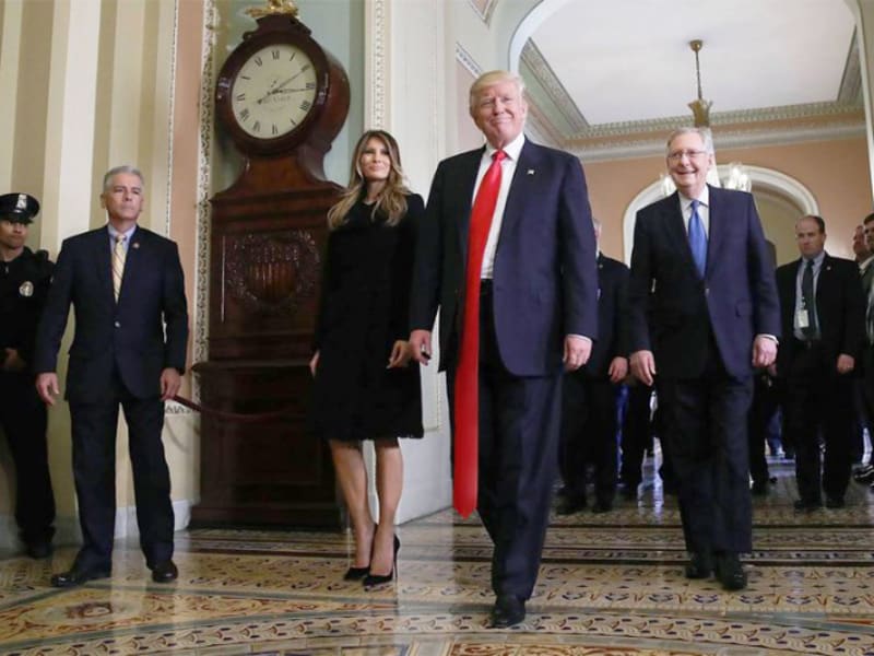 Trump a jeho fakt dlouhé kravaty 10