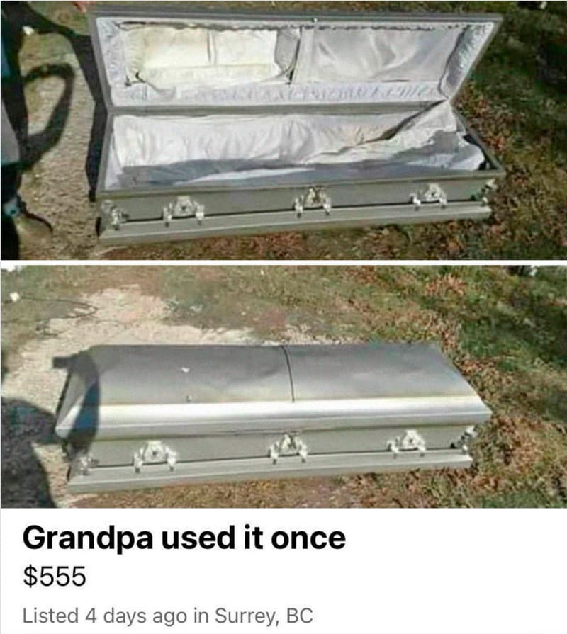 Použito pouze jednou dědou...