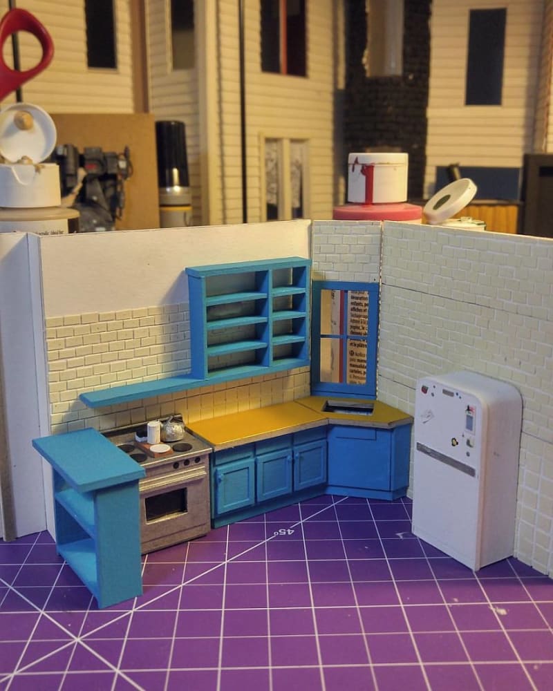 Miniatura kuchyně ze seriálu Přátelé 5